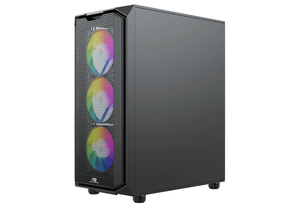 PowerBoost PB-P521B 750W 80+ Siyah RGB Tempered Glass USB 3.0 ATX Mid Tower Kasa