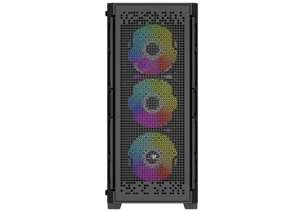 PowerBoost PB-PS7840B 600W Tempered Glass Rainbow USB 3.0 ATX Mid Tower Kasa