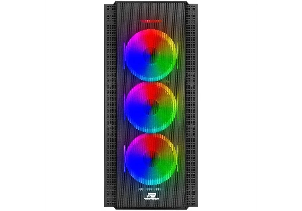 PowerBoost VK-G3506S Siyah ARGB Tempered Glass USB 3.0 ATX Mid Tower Kasa
