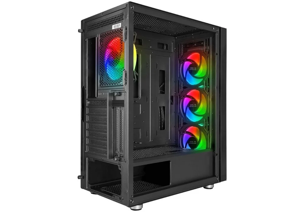 PowerBoost VK-G3506S Siyah ARGB Tempered Glass USB 3.0 ATX Mid Tower Kasa