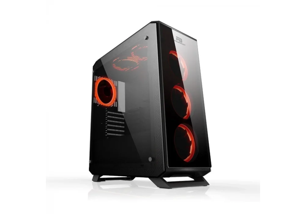PowerBoost VK-G3903S Siyah RGB Tempered Glass USB 3.0 ATX Mid Tower Kasa