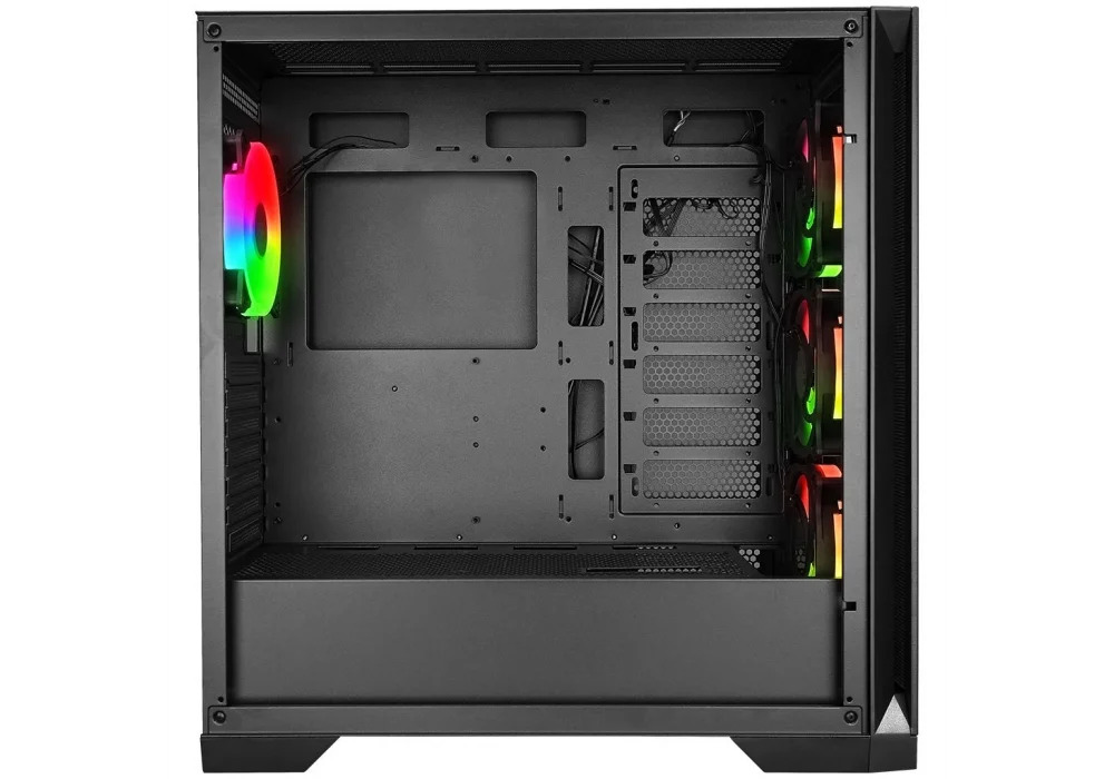 PowerBoost VK-G4306S Siyah RGB Mesh Tempered Glass USB 3.0 E-ATX Mid Tower Kasa