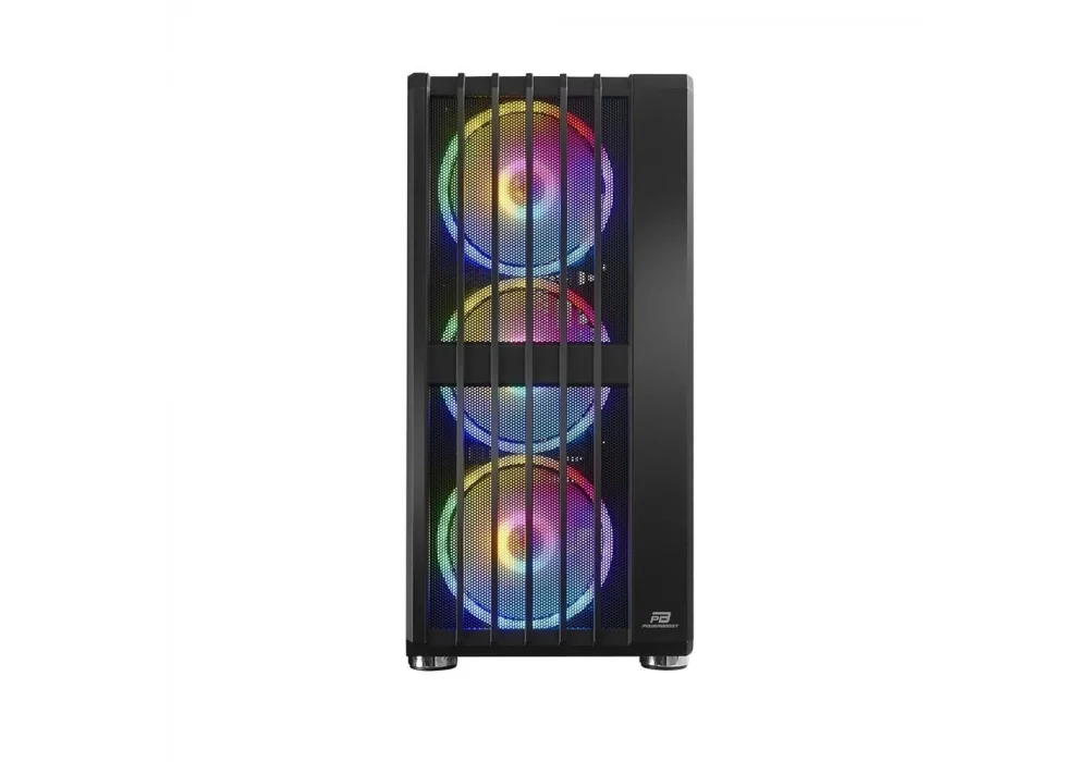PowerBoost VK-H002B Siyah ARGB Tempered Glass USB 3.0 E-ATX Mid Tower Kasa