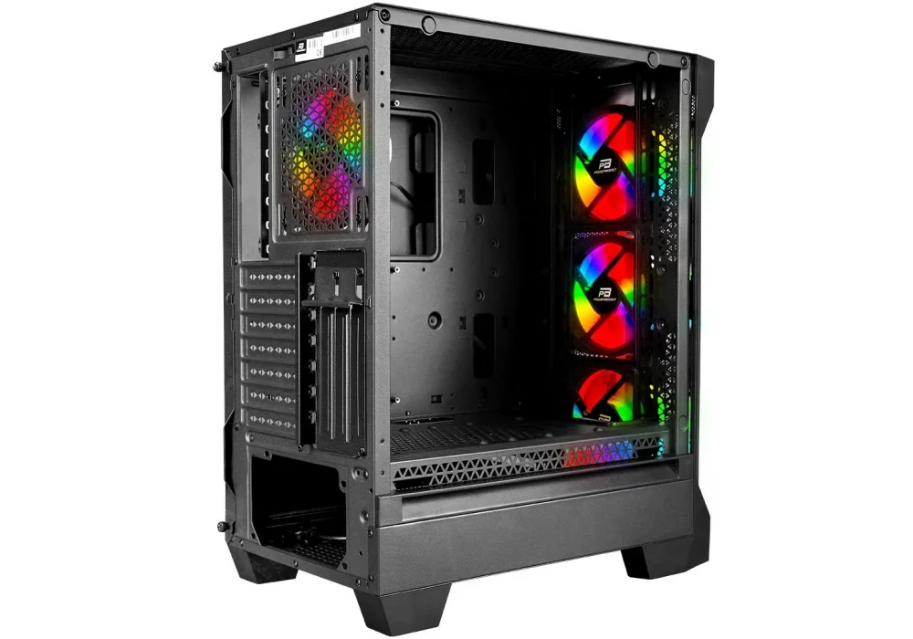 PowerBoost VK-Z002B Siyah ARGB Mesh Tempered Glass USB 3.0 E-ATX Mid Tower Kasa