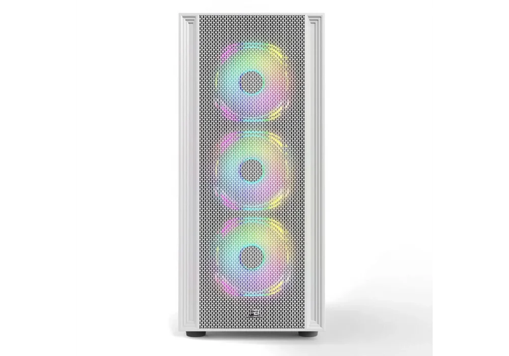 PowerBoost X-12W Beyaz ARGB Tempered Glass USB 3.0 ATX Mid Tower Kasa