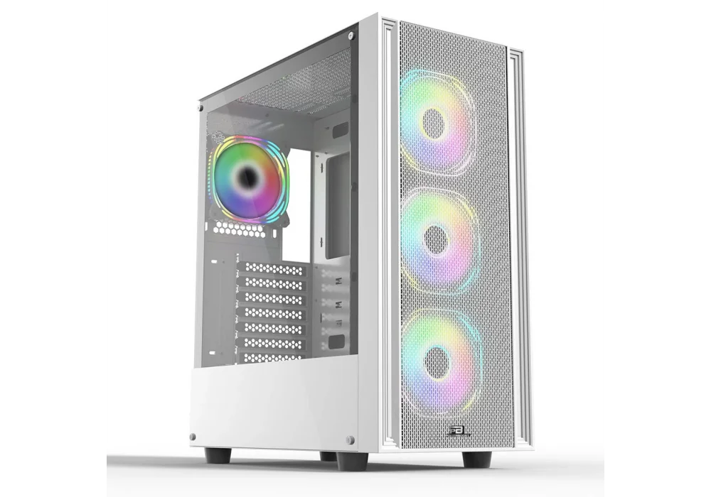 PowerBoost X-12W Beyaz ARGB Tempered Glass USB 3.0 ATX Mid Tower Kasa