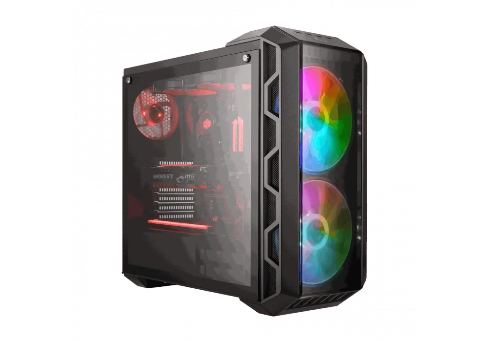 Cooler Master MasterCase H500 ARGB Tempered Glass USB 3.2 ATX Mid Tower Kasa
