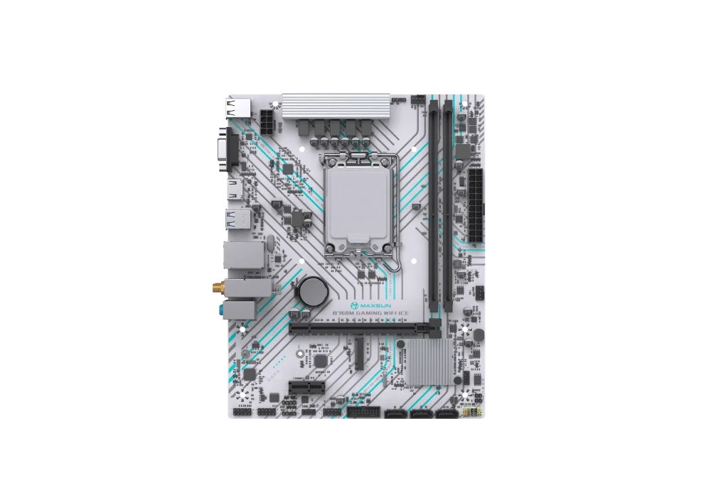 Maxsun Gaming B760M WIFI ICE 4400MHz(OC) M.2 1700p mATX Anakart