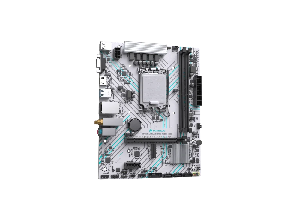 Maxsun Gaming B760M WIFI ICE 4400MHz(OC) M.2 1700p mATX Anakart