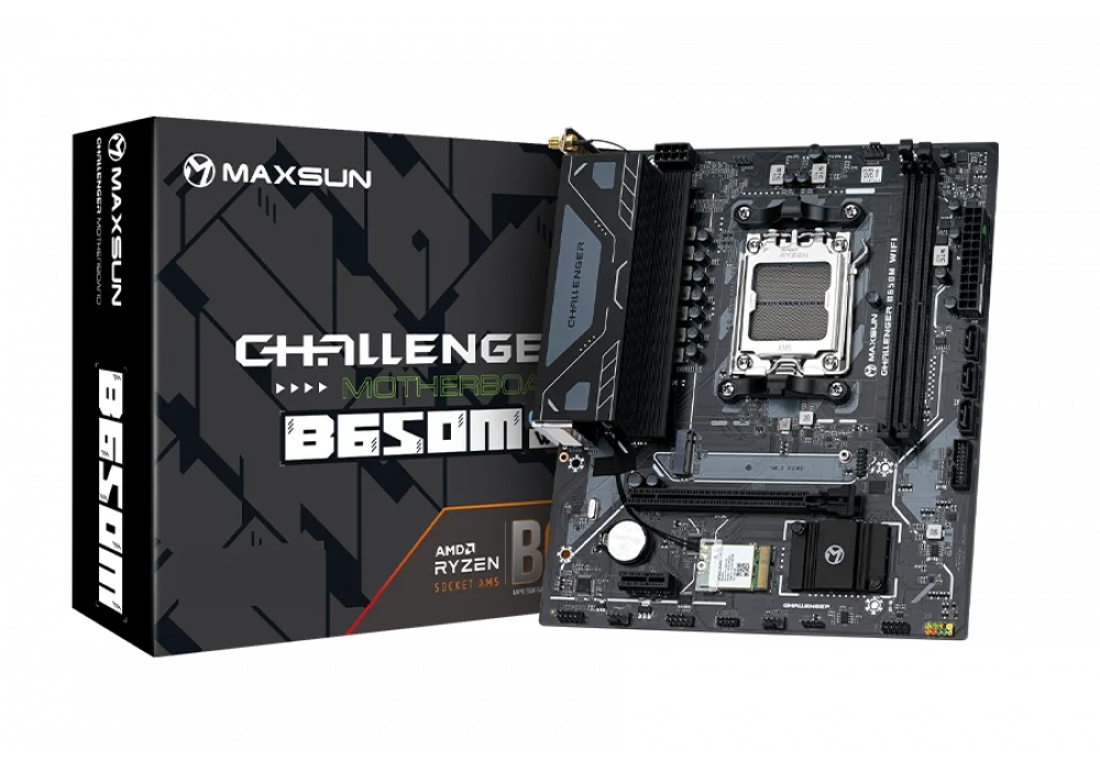 Maxsun Challenger B650M WIFI V2 6000MHz(OC) M.2 AM5 mATX Anakart
