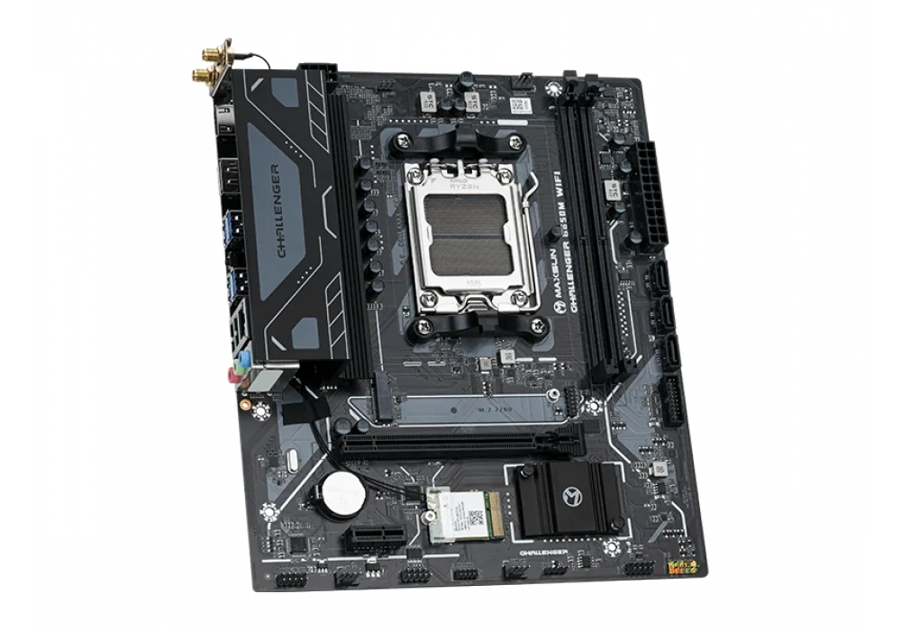 Maxsun Challenger B650M WIFI V2 6000MHz(OC) M.2 AM5 mATX Anakart