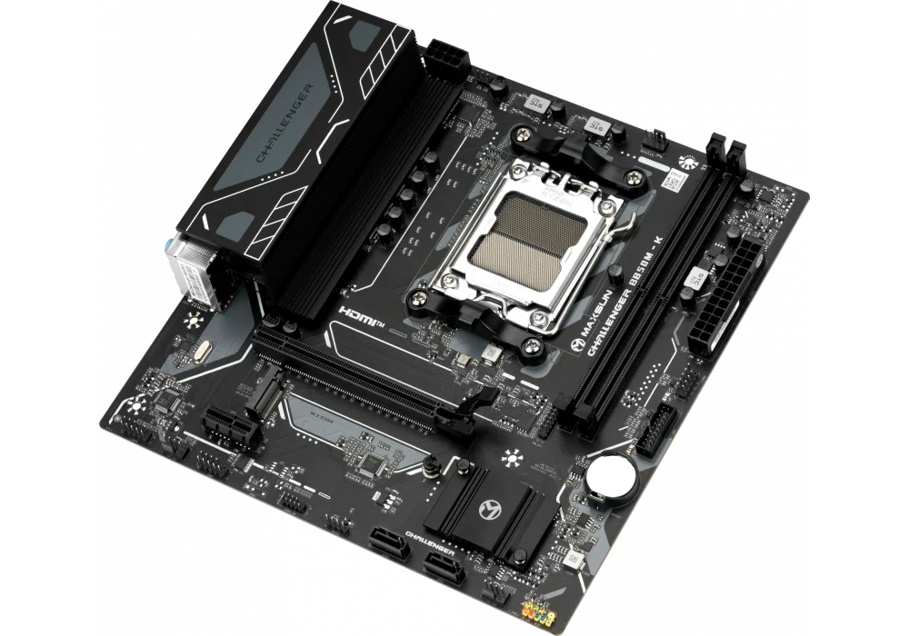 Maxsun Challenger B850M-K 6000MHz(OC) M.2 AM5 mATX Anakart