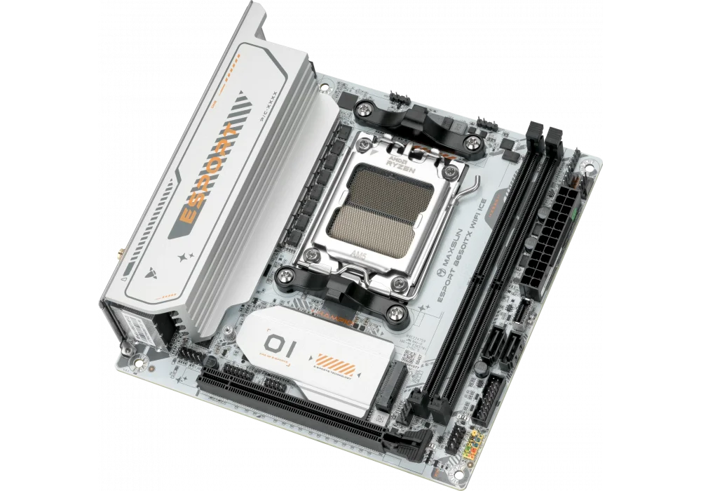Maxsun E-Sport B650I WIFI ICE 8000Mhz(OC) M.2 AM5 ITX Anakart