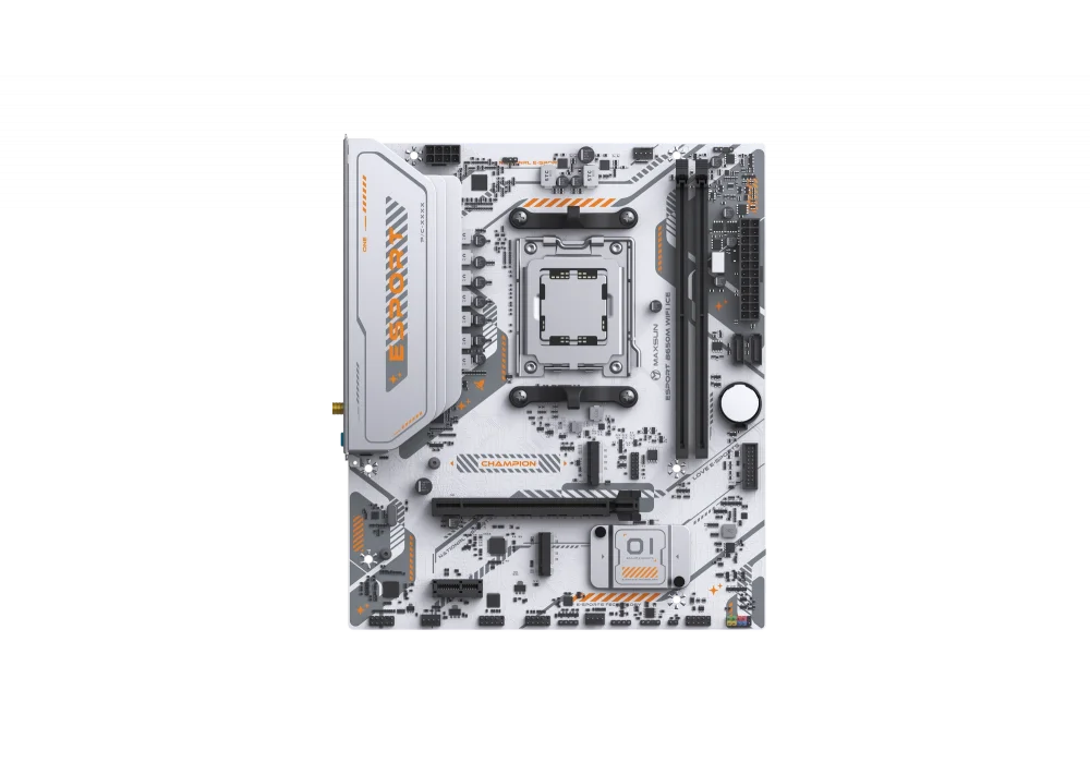 Maxsun E-Sport B650M WIFI ICE 6000MHz(OC) M.2 AM5 mATX Anakart