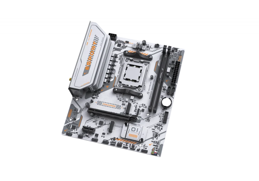 Maxsun E-Sport B650M WIFI ICE 6000MHz(OC) M.2 AM5 mATX Anakart