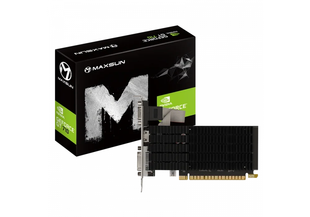 Maxsun GeForce GT 710 Silent LP 2GB GDDR3 64 Bit Ekran Kartı
