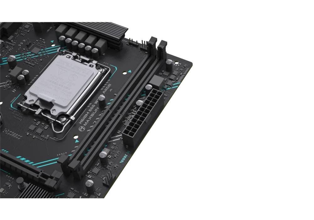 Maxsun H610M 666 WIFI ARGB 3200Mhz(OC) M.2 1700p mATX Anakart