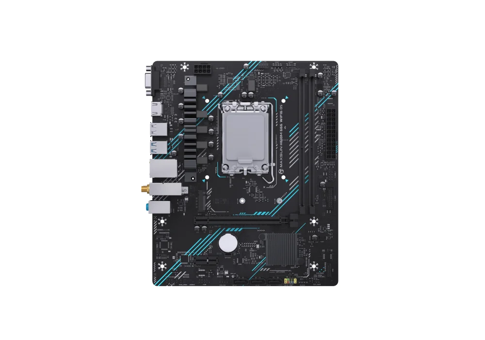 Maxsun H610M 666 WIFI 6000MHz(OC) M.2 1700p mATX DDR5 Anakart