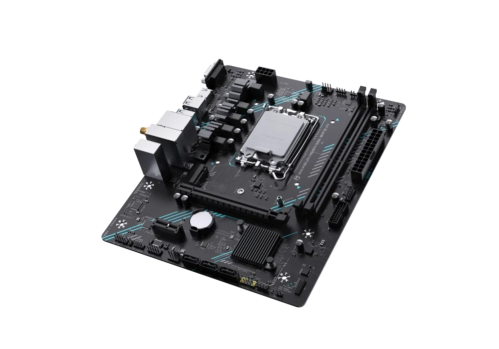 Maxsun H610M 666 WIFI 6000MHz(OC) M.2 1700p mATX DDR5 Anakart