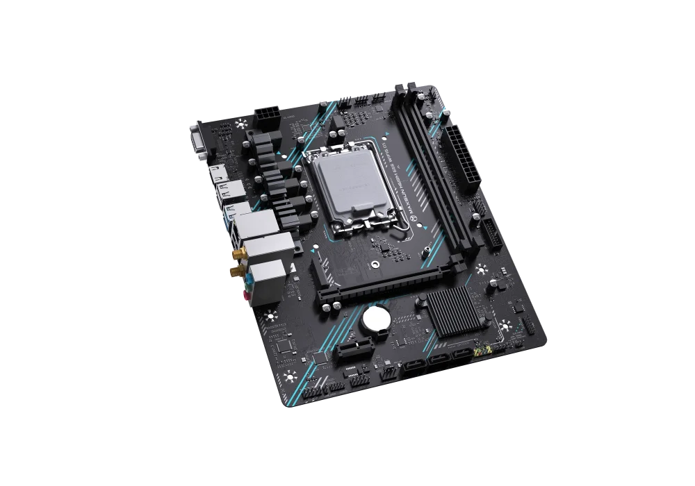 Maxsun H610M 666 WIFI 6000MHz(OC) M.2 1700p mATX DDR5 Anakart