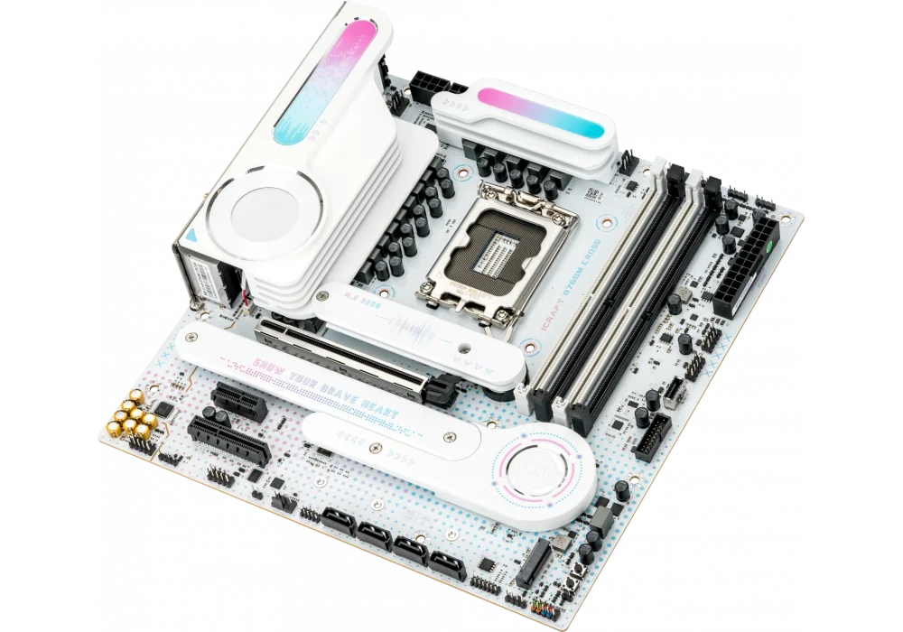 Maxsun ICraft B760M Cross 6400MHz(OC) M.2 1700p mATX DDR5 Anakart