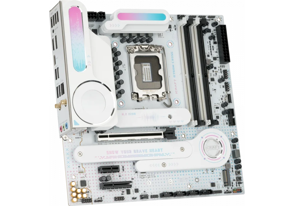Maxsun ICraft B760M Cross 6400MHz(OC) M.2 1700p mATX DDR5 Anakart