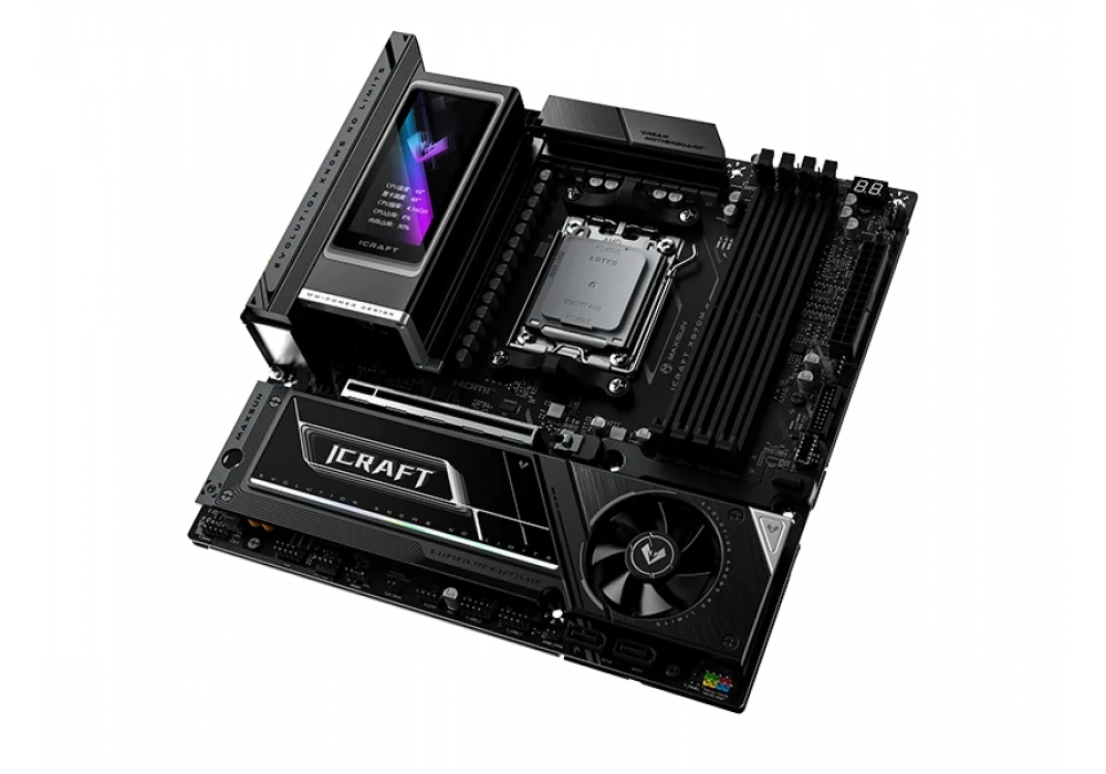 Maxsun ICraft X870M WIFI7 8400Mhz(OC) M.2 AM5 mATX Anakart