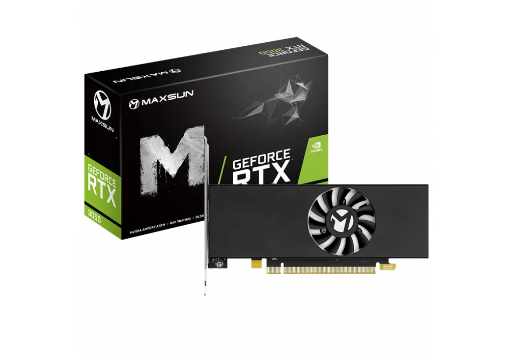 Maxsun GeForce RTX 3050 SLP 6G 6GB GDDR6 96 Bit Ekran Kartı
