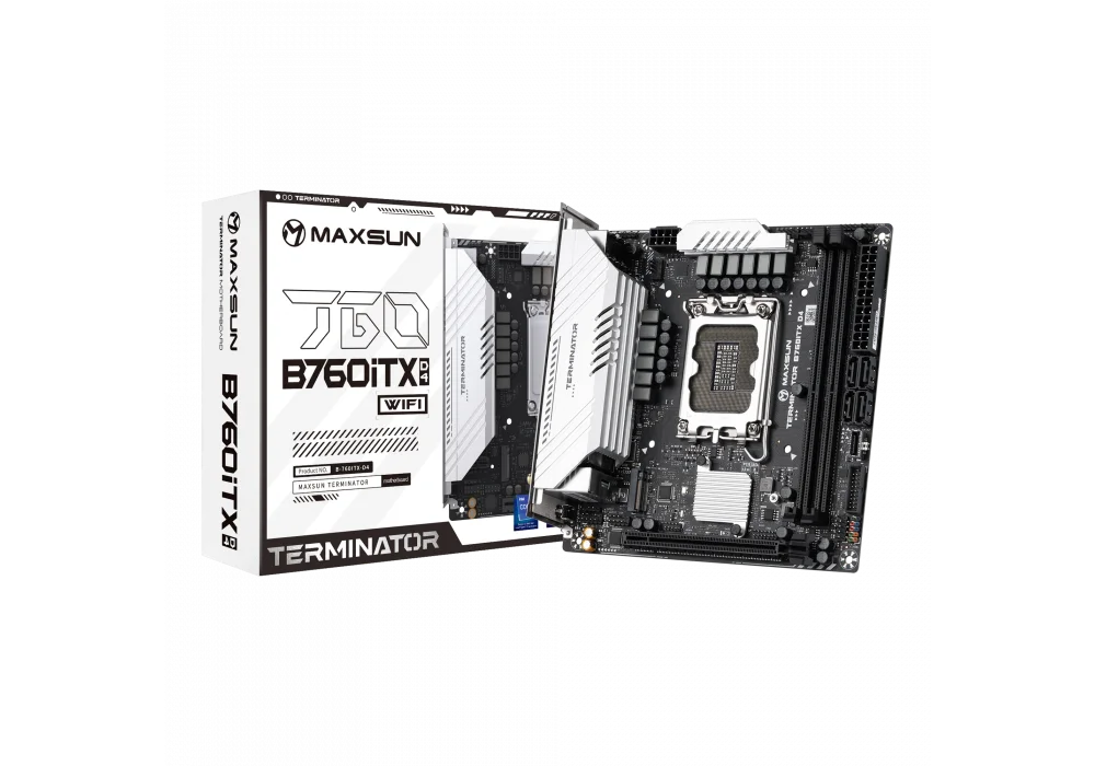 Maxsun Terminator B760ITX D4 WIFI V3 5333MHz(OC) M.2 1700p DDR4 ITX Anakart
