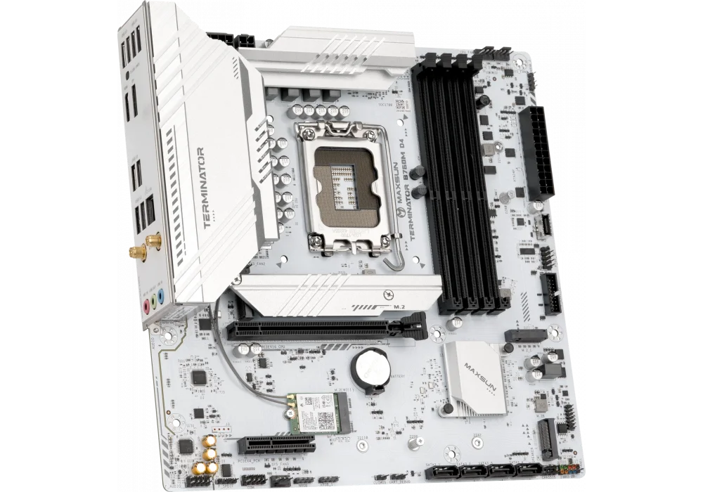 Maxsun Terminator B760M D4 ICE 4400MHz(OC) M.2 1700p mATX Anakart