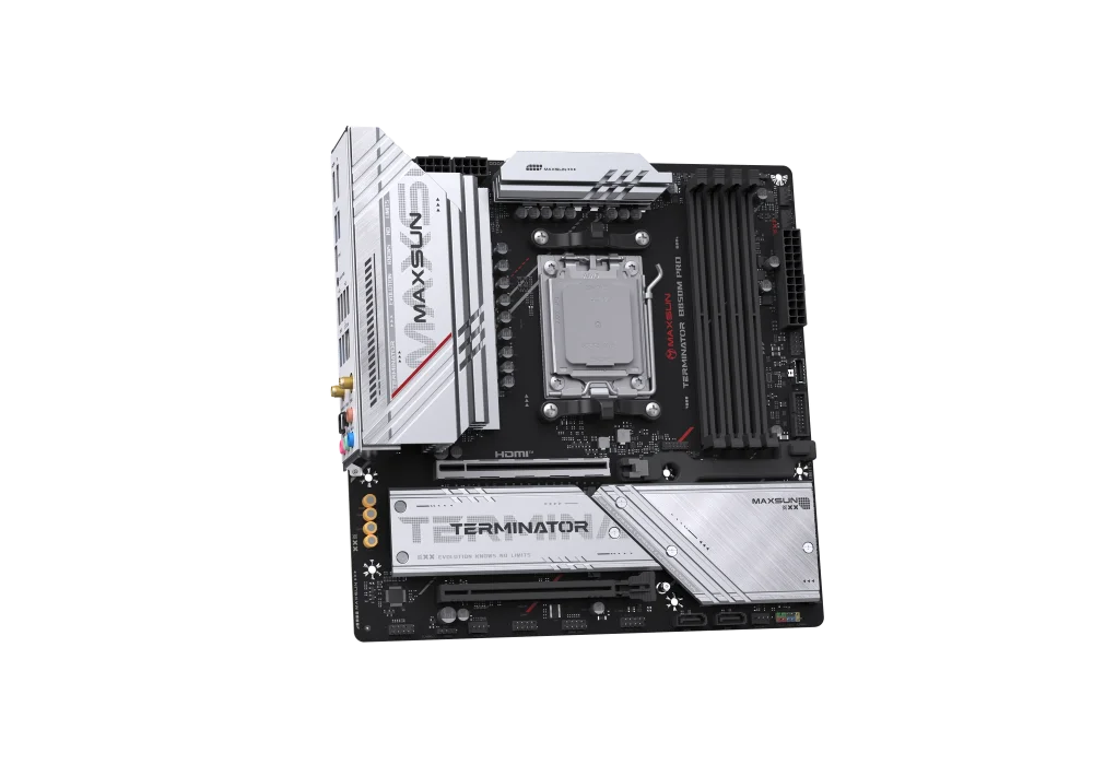 Maxsun Terminator B850M PRO WIFI 7800MHz(OC) M.2 AM5 mATX Anakart