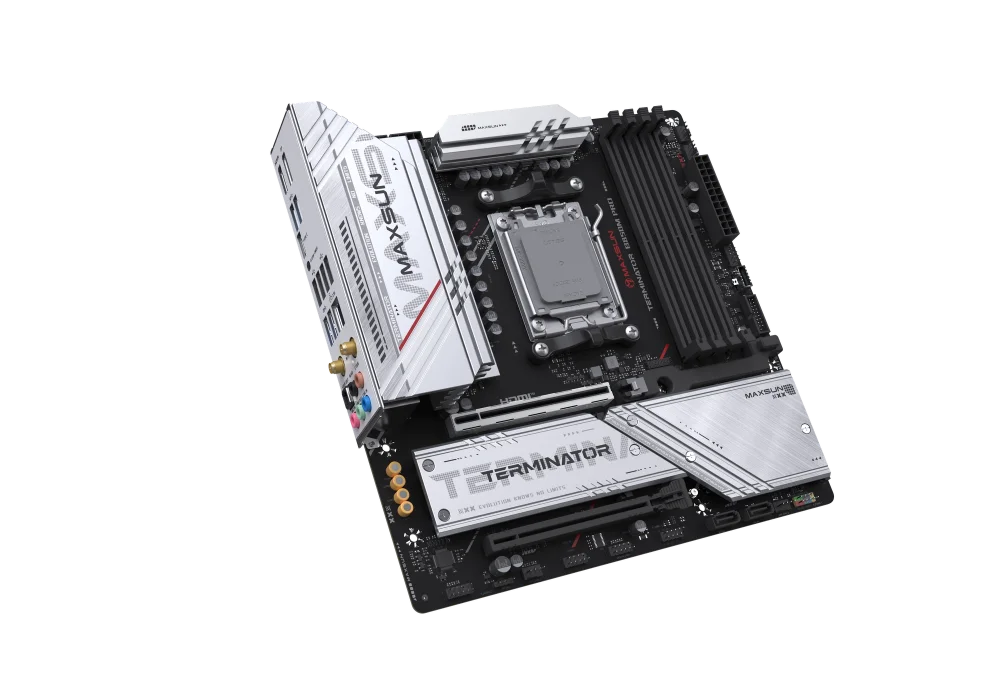 Maxsun Terminator B850M PRO WIFI 7800MHz(OC) M.2 AM5 mATX Anakart