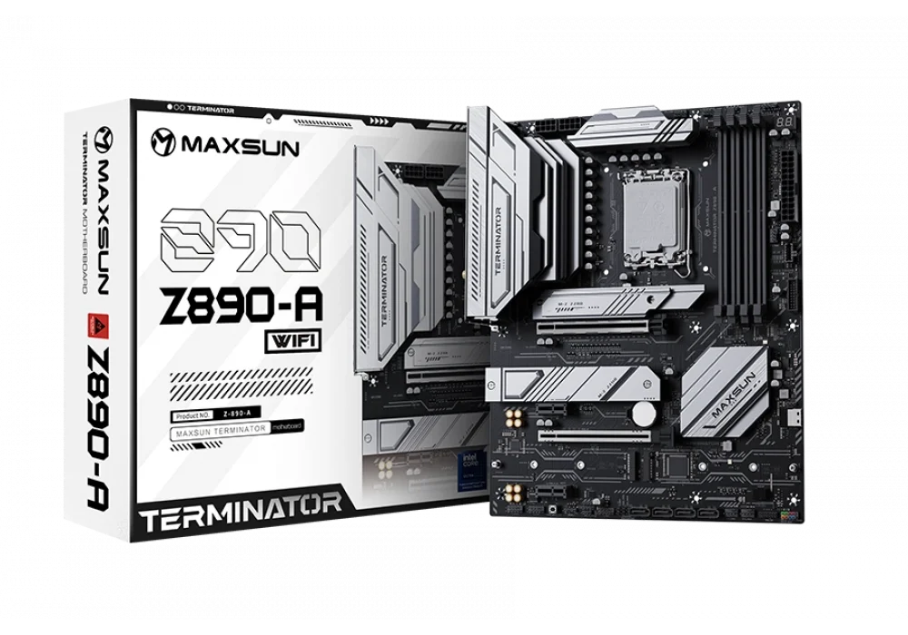 Maxsun Terminator Z890A-WIFI 8800MHz(OC) M.2 1851p ATX Anakart
