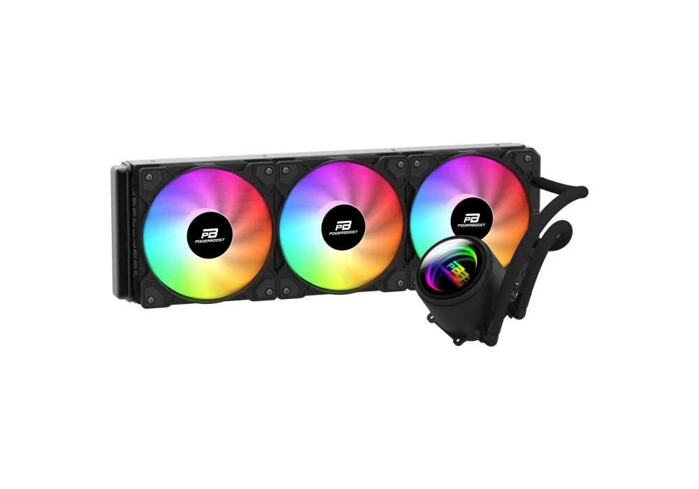 PowerBoost CIRCLE 360B Siyah Rainbow 360 mm Intel(1700p/1851p)-AMD Uyumlu Sıvı Soğutucu