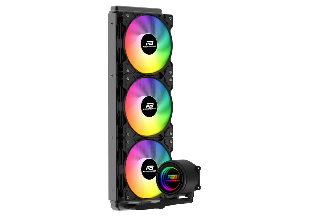 PowerBoost CIRCLE 360B Siyah Rainbow 360 mm Intel(1700p/1851p)-AMD Uyumlu Sıvı Soğutucu