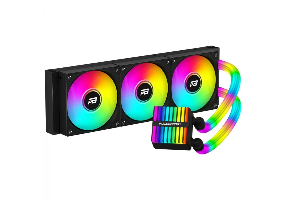 PowerBoost LEGEND 360B Siyah ARGB 360 mm Intel(1700p/1851p)-AMD Uyumlu Sıvı Soğutucu