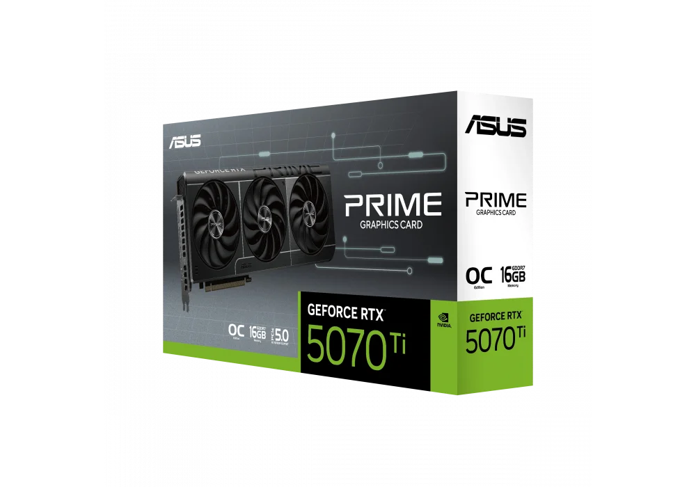 ASUS Prime GeForce RTX 5070 Ti OC Edition 16GB GDDR7 256 Bit DLSS 4 Ekran Kartı