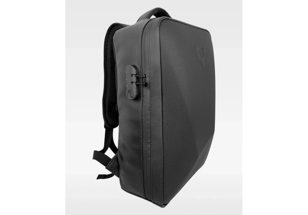 Gearz GZ-117 Solo Suni Deri USB Portlu Şifreli Kilitli Notebook Sırt Çantası
