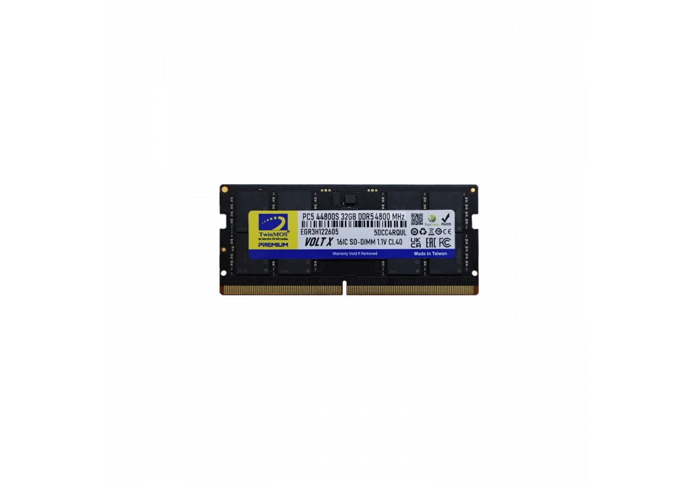 TwinMOS 32GB 4800Mhz CL40 DDR5 Notebook Ram (TMD532GB4800S40)