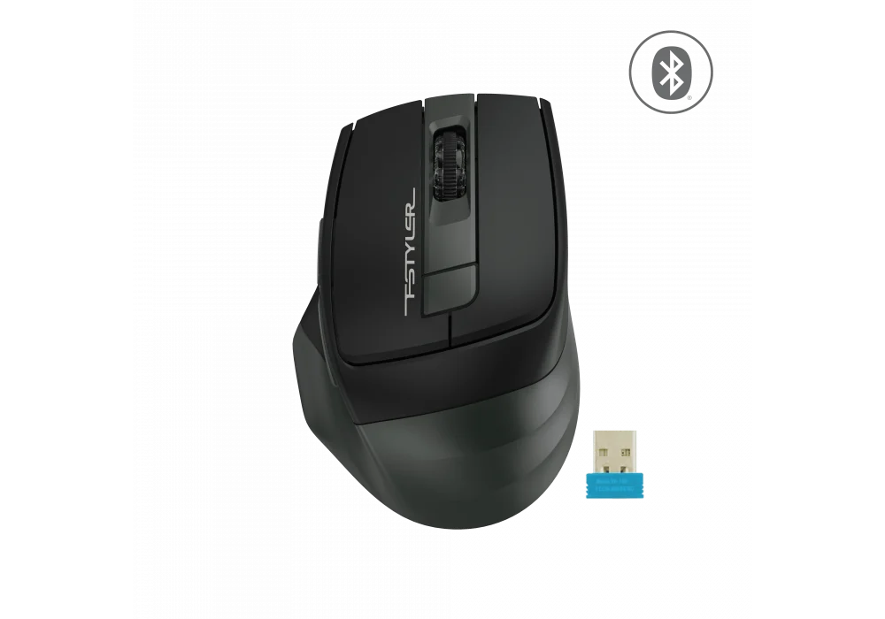 A4 Tech FB35S 2000 DPI Yeşil Bluetooth,2.4GHz Kablosuz Sessiz Optik Mouse