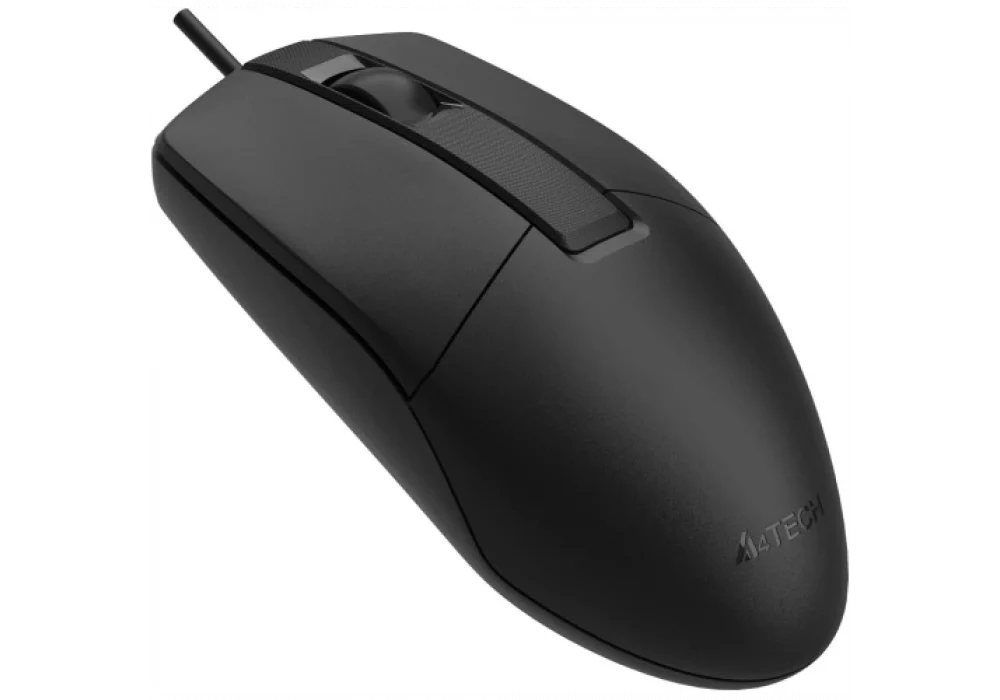 A4 Tech OP-330S 1200 DPI Siyah USB Kablolu Sessiz Optik Mouse