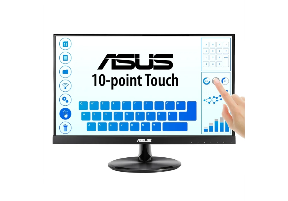 ASUS 21.5 VT229H 5ms HDMI,VGA IPS Dokunmatik Monitör