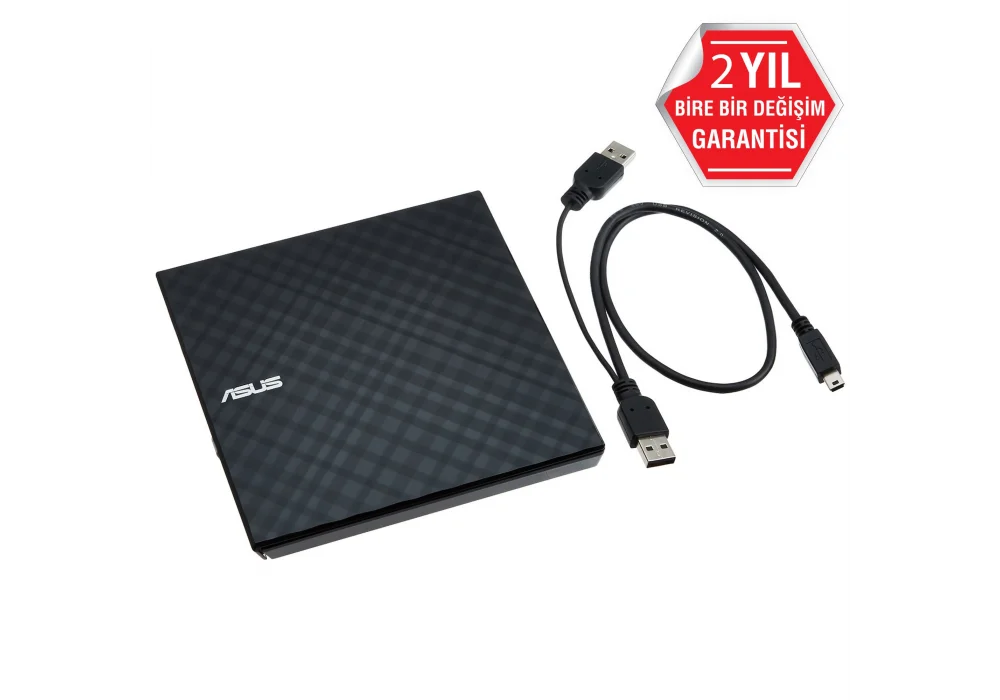 ASUS SDRW-08D2S-U LITE Slim Siyah USB 2.0 DVD Yazıcı