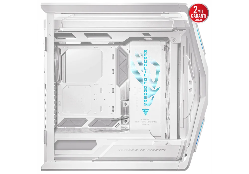 ASUS ROG Hyperion GR701 Tempered Glass ARGB Beyaz USB 3.2 E-ATX Full Tower Kasa