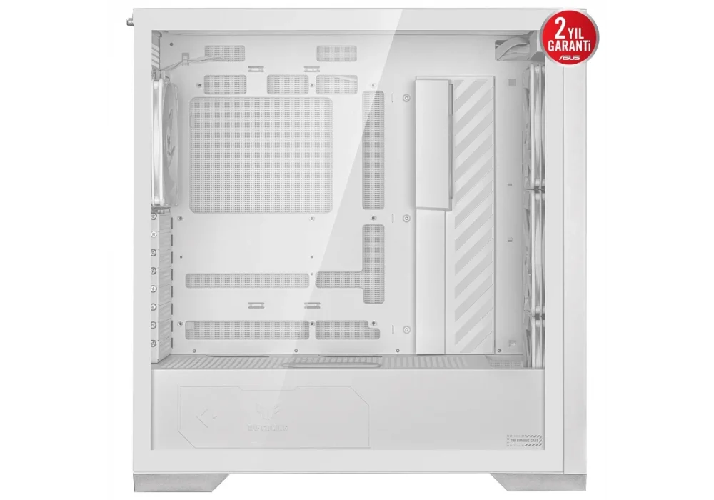 ASUS TUF Gaming GT302 ARGB Tempered Glass Beyaz USB 3.2 E-ATX Mid Tower Kasa