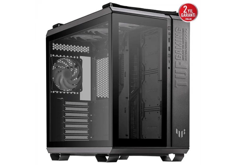 ASUS GT502 PLUS TUF Gaming Tempered Glass Siyah USB 3.2 ATX Mid Tower Kasa
