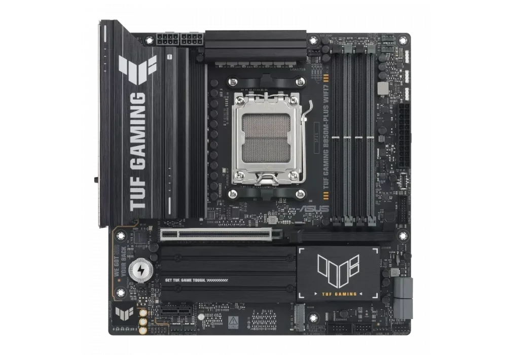 ASUS TUF Gaming B850M-PLUS WIFI7 8000mhz(OC) M.2 AM5 mATX DDR5 Anakart