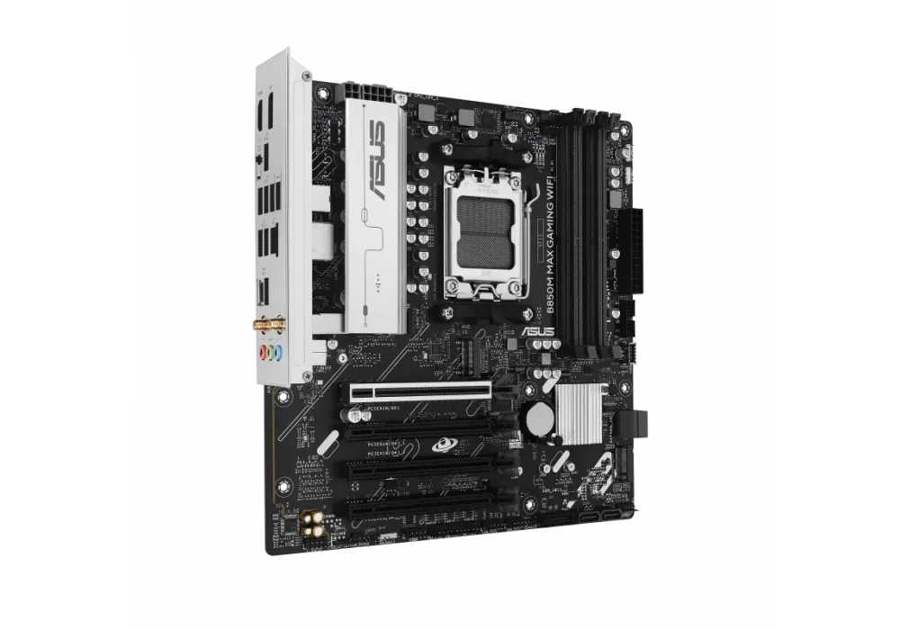 ASUS B850M MAX GAMING WIFI 8000Mhz(OC) M.2 AM5 mATX Anakart