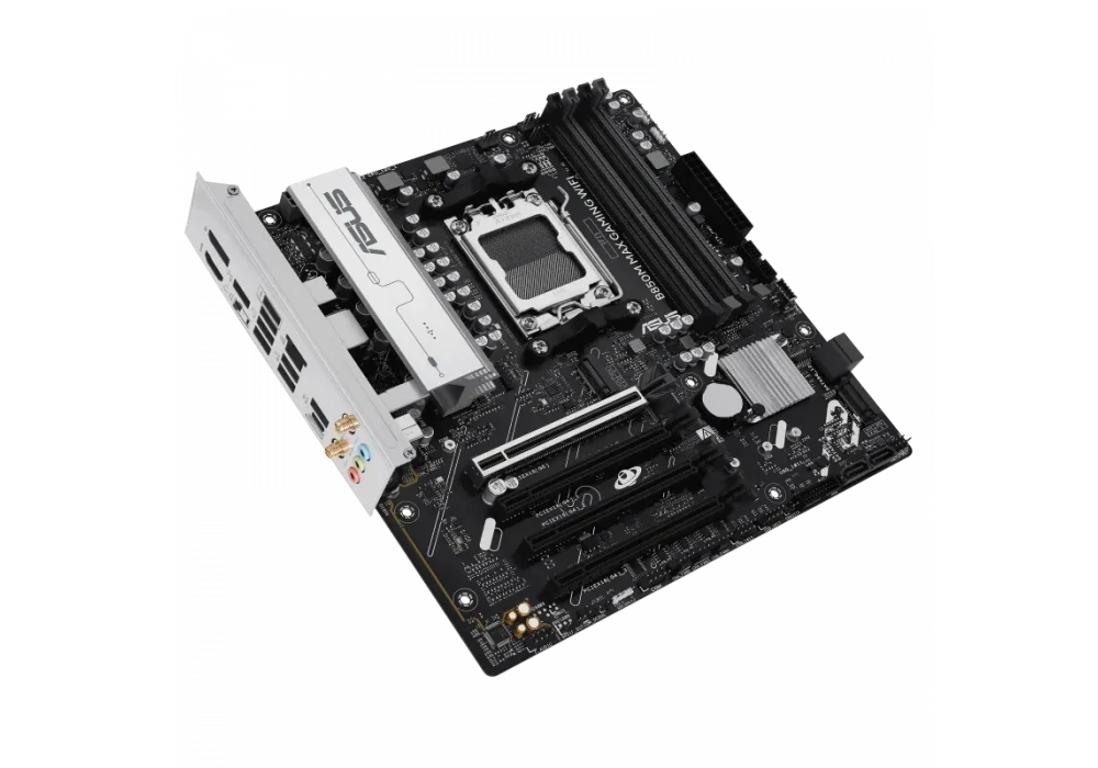 ASUS B850M MAX GAMING WIFI 8000Mhz(OC) M.2 AM5 mATX Anakart