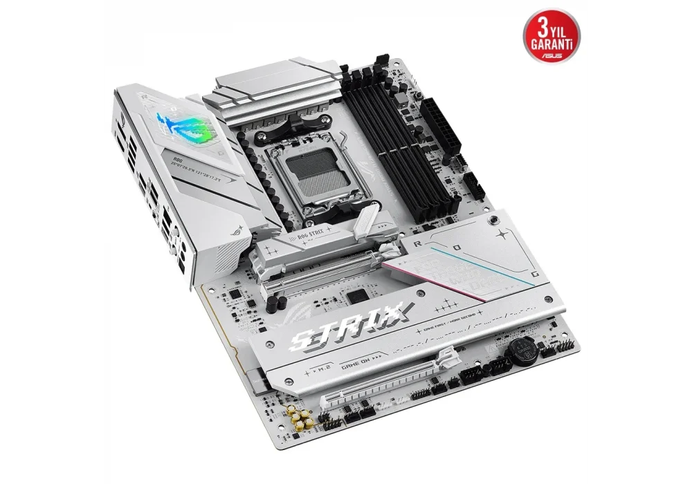 ASUS ROG Strix B850-A Gaming WIFI White 8000Mhz(OC) M.2 AM5 ATX Anakart